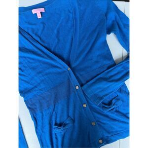 Lilly Pulitzer cardigan M Royal blue